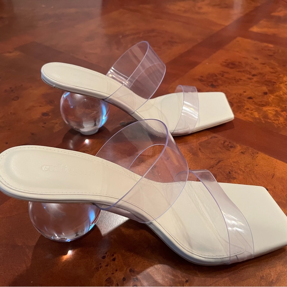 Cult gaia Julia clear vinyl sandal